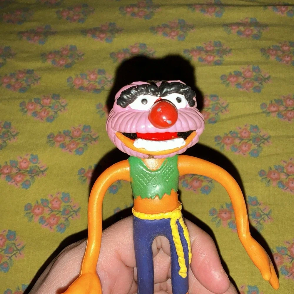 Bend Ems Muppets Animal Jim Henson 1993 Just Toys Vintage Bendy